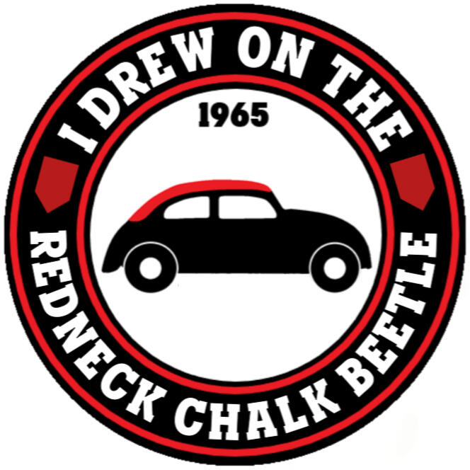 Redneck Chalk Beetle Sticker